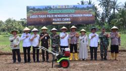 Polres Ciamis Optimalkan Lahan Tidur untuk Ketahanan Pangan Nasional dengan Gugus Tugas