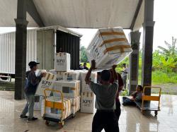 Mulai Distribusikan Logistik Pilkada, KPUD Prioritaskan Wilayah Kendal Bagian Atas