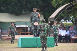 Kasrem 174/ATW hadiri Apel Siaga Brigade Pangan yang dipimpin oleh Dansatgas BKO