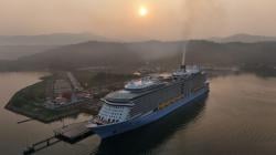 Quantum of the Seas, Kapal Cruise Terbesar di Indonesia Bersandar di Pelabuhan Lembar