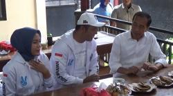 Agus-Fajar dan Jokowi Makan Soto Bersama di Boyolali