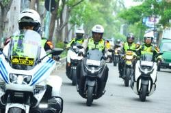 Jelang Pencoblosan, Polres Gresik Gencarkan Patroli Pengecekan Gudang Logistik Pemilu 2024