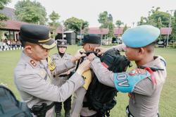 Ancaman Gangguan Diprediksi Meningkat, 600 Personel  Aparat Disiagakan Amankan TPS Pilkada Jombang