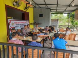 Mendukung Terciptanya Suasana Kondusif, Polsek Sungai Sembilan Gelar Kegiatan Focus Group Discussion