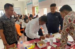 PPS Kelurahat Labuhan Ruku Resmi Lantik 77 KPPS