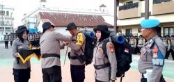 Kapolres Gowa Pimpin Apel Pergeseran Pasukan PAM TPS, 714 Personil Dilibatkan