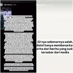 Akun IG Ini Diduga Menulis Cerita Terkait Peristiwa di SMAN 1 Gemolong Sragen, Begini Isinya!