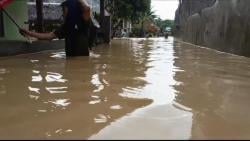 Sungai Belumai Meluap, Ratusan Rumah Warga di Deliserdang Terendam Banjir