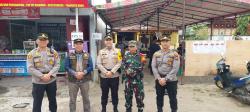 Polres Dumai Dengan Forkopimcam Adakan Pengecekan Terhadap Beberapa TPS Demi Keamanan dan Kelancaran