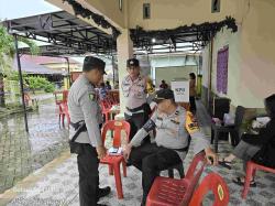 Polres Dumai Laksanakan Kegiatan Pemeriksaan dan Patroli Kesehatan Kepada Personil Pengamanan Pemilu