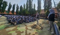 Satreskoba Polres Subang Sosialisasi Pencegahan Penyalahgunaan Narkoba di SMAN 1 Kalijati