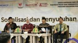 Kemenkumham Sulbar Beri Edukasi Bantuan Hukum Bagi Pelaku UMK di Mamuju