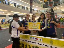 Kejuaraan Bola Basket 3x3 Piala Gubernur Kaltim 2024 : Sonic Wolverine dan OSNBC Raih Gelar Juara