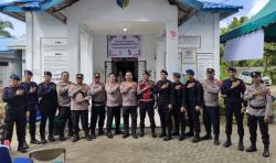 Patroli Polres Batu Bara Pastikan Keamanan Rekapitulasi Surat Suara