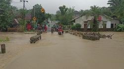 Banjir Rendam Jalan Raya Cikeusik-Munjul, Akses Warga Terganggu!