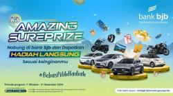 bank bjb Hadirkan Program Amazing SurePrize, Tempatkan Dana Bisa Dapat Hadiah Cashback