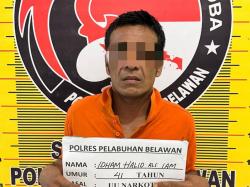 Satnarkoba Polres Belawan Tangkap Pengedar Sabu di Medan Labuhan