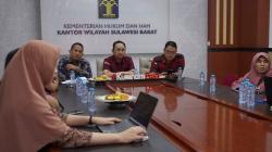 Kakanwil Kemenkumham Sulbar Bahas Seleksi CPNS Bersama Sekjen