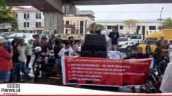 Kisruh Pilkada Jeneponto, Massa Kepung KPU Sulsel Tuntut PSU Dijalankan