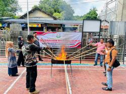 Kejari Sabang Musnahkan Barang Bukti Narkotika