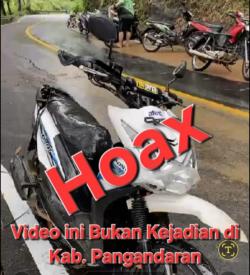 Hoaks Video dan Foto Kejadian Longsor di Blok Emplak, Pangandaran