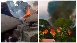 Kasihan, Sejumlah Rumah Adat di Kampung Bodo Ede Sumba Barat Terbakar