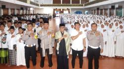 Kapolres Ciamis Pererat Silaturahmi dengan Santri Ponpes Darussalam, Ini Pesannya