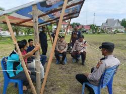 Ini yang Dilakukan Polisi di Kuala Kampar Dalam Ciptakan Keamanan pasca Pilkada