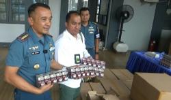 Rugikan Negara Rp5,2 Miliar, Rokok Ilegal Berhasil Digagalkan Lanal Banten di Pelabuhan Merak