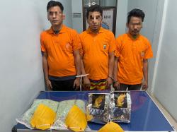 Satres Narkoba Polres Batu Bara Tangkap Tiga Bandar Narkoba Sabu Dan Pil ekstasi Asal Kabupaten Aceh