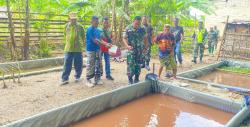 Temui Warga, Dandim TTU Dorong Pemanfaatan Lahan Kosong Lewat Budidaya Ikan