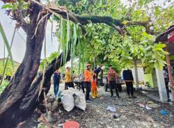 Puting Beliung Terjang Dua Desa di Gresik Utara, Puluhan Rumah Rusak