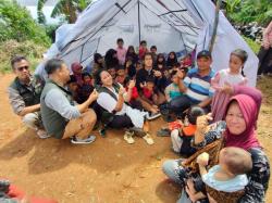 Jabar Bergerak Kota Bogor Salurkan Bantuan untuk Korban Banjir Bandang di Sagaranten, Sukabumi