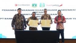 Bank Jatim dan Bank Banten Sepakat Lanjutkan Proses KUB