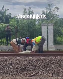 Kecelakaan Maut di Perlintasan KRL Bojonggede, Bogor