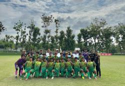 Try Out ke Jogya, Tim Sepakbola Porprov Kabupaten Bogor Tahan Imbang PSS Sleman