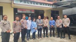 Polsek Makale, Polres Tana Toraja Terima Kunjungan Anggota Komisi I DPR RI