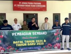 Jelang Natal dan Tahun Baru 2025, PT IPP Berbagi 500 Paket Sembako Gratis