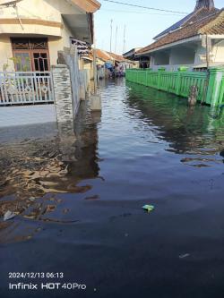 4.354 Kepala Keluarga Terdampak Banjir Rob Indramayu,100 Hektare Lahan Produktif Rusak