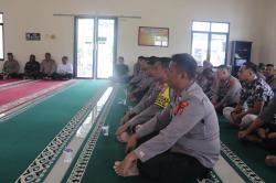 Doa Bersama Operasi Lilin Krakatau 2024 Polres Lampung Selatan