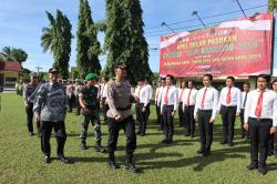 Polres Way Kanan Apel Gelar Pasukan Operasi Lilin Krakatau 2024: Siap Amankan Natal dan Tahun Baru