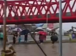 Video Banjir Dekat Proyek Underpass Joglo Solo Viral, Hingga Air Genangi Kediaman Almarhum Pak Harto