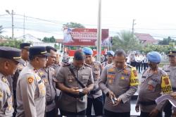 Polres Lhokseumawe Gelar Apel Pemeriksaan Senpi dan Amunisi Personel