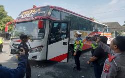 Bus Mira Ditilang di Sragen Karena Izin Kir Habis Selama Dua Bulan