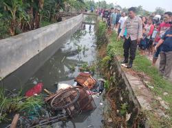 Warga Babat Ditemukan Meninggal di dalam Sungai Bersama Becaknya