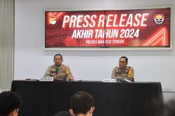 Kapolres Mamuju Tengah Paparkan Kinerja Selama Tahun 2024