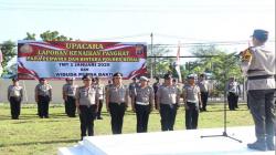 Apresiasi Personel Berprestasi, 46 Anggota Polres Berau Naik Pangkat