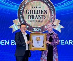 JNE Raih Penghargaan Golden Brand of The Year 2024 