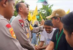 Temui Mahasiswa, Kapolda Sulbar: Tidak Ada Ruang bagi Anggota yang Melanggar Hukum