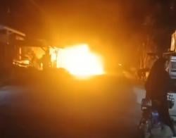 Main Korek Api, Warung di Parittiga Ludes Terbakar